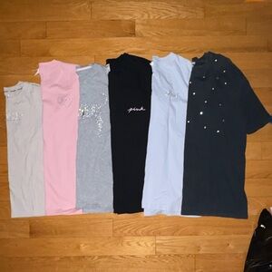 PINK Victoria's Secret Zara DKNY Tees Rhinestone L